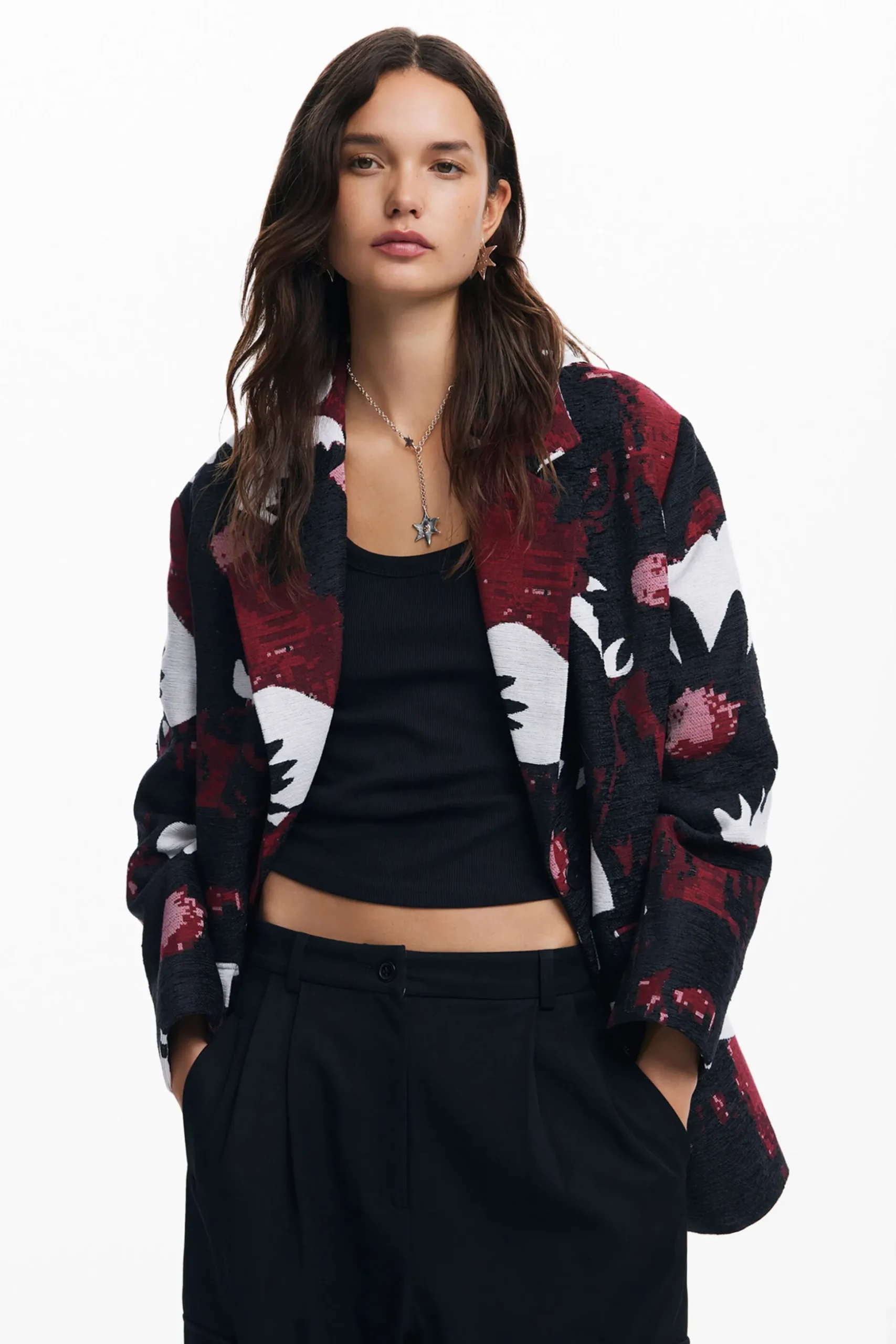 Abrigo floral M. Christian Lacroix