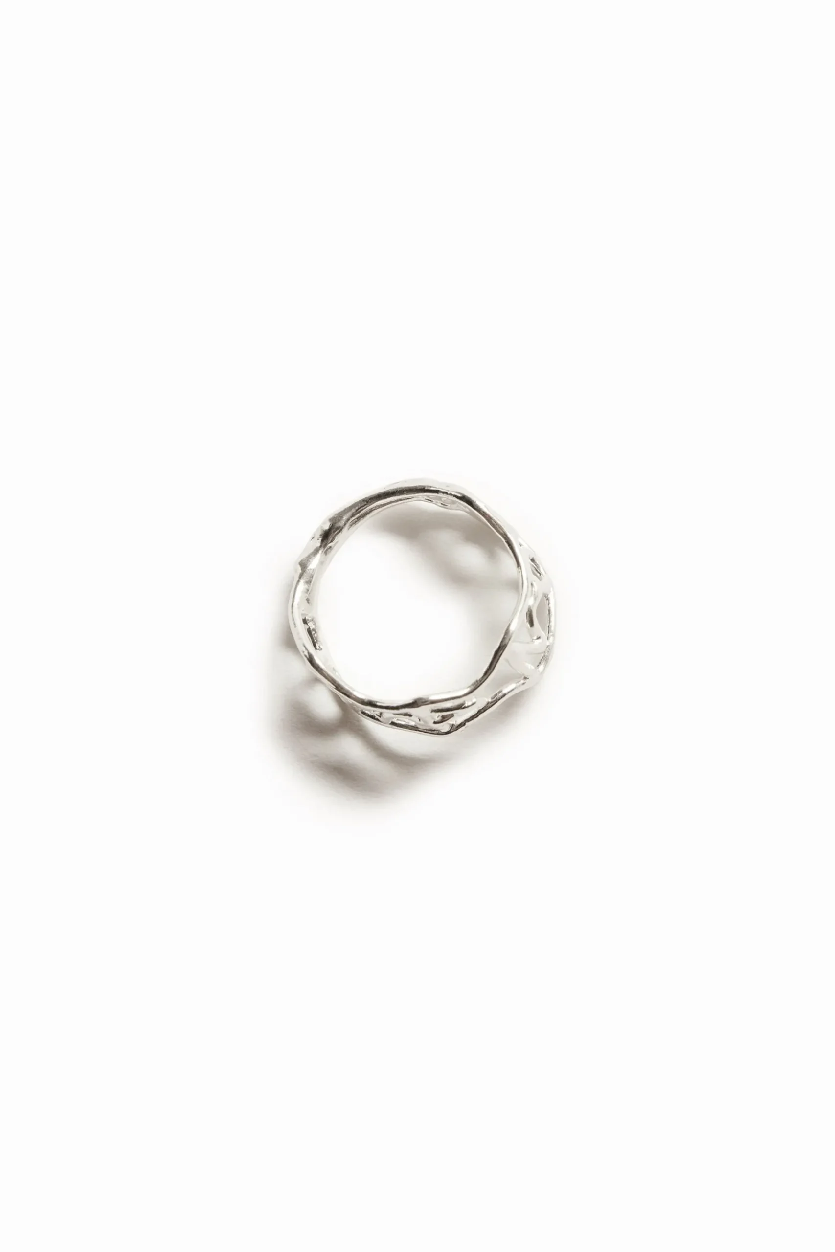 Anillo mensaje baño plata Zalio