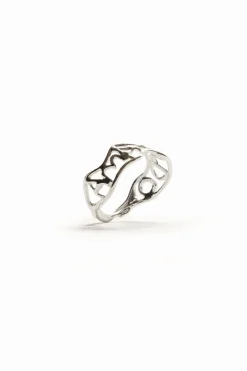 Anillo mensaje baño plata Zalio
