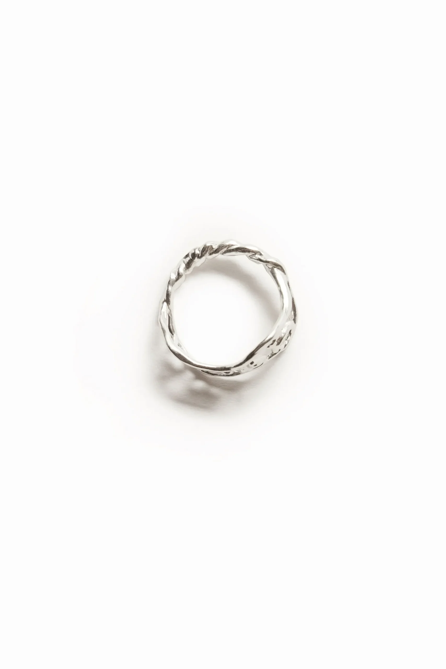 Anillo mensaje baño plata Zalio