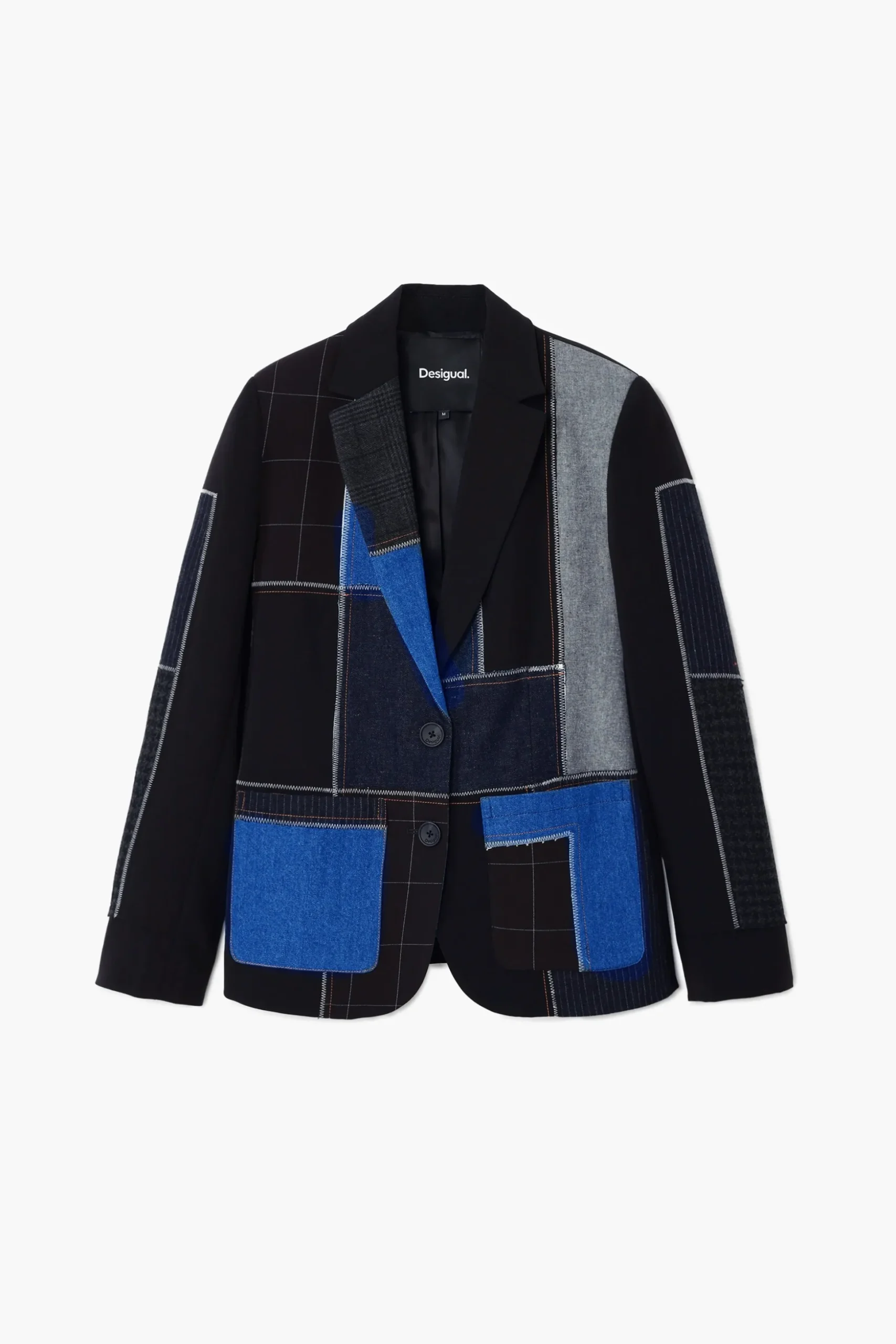 Blazer patchwork combinada