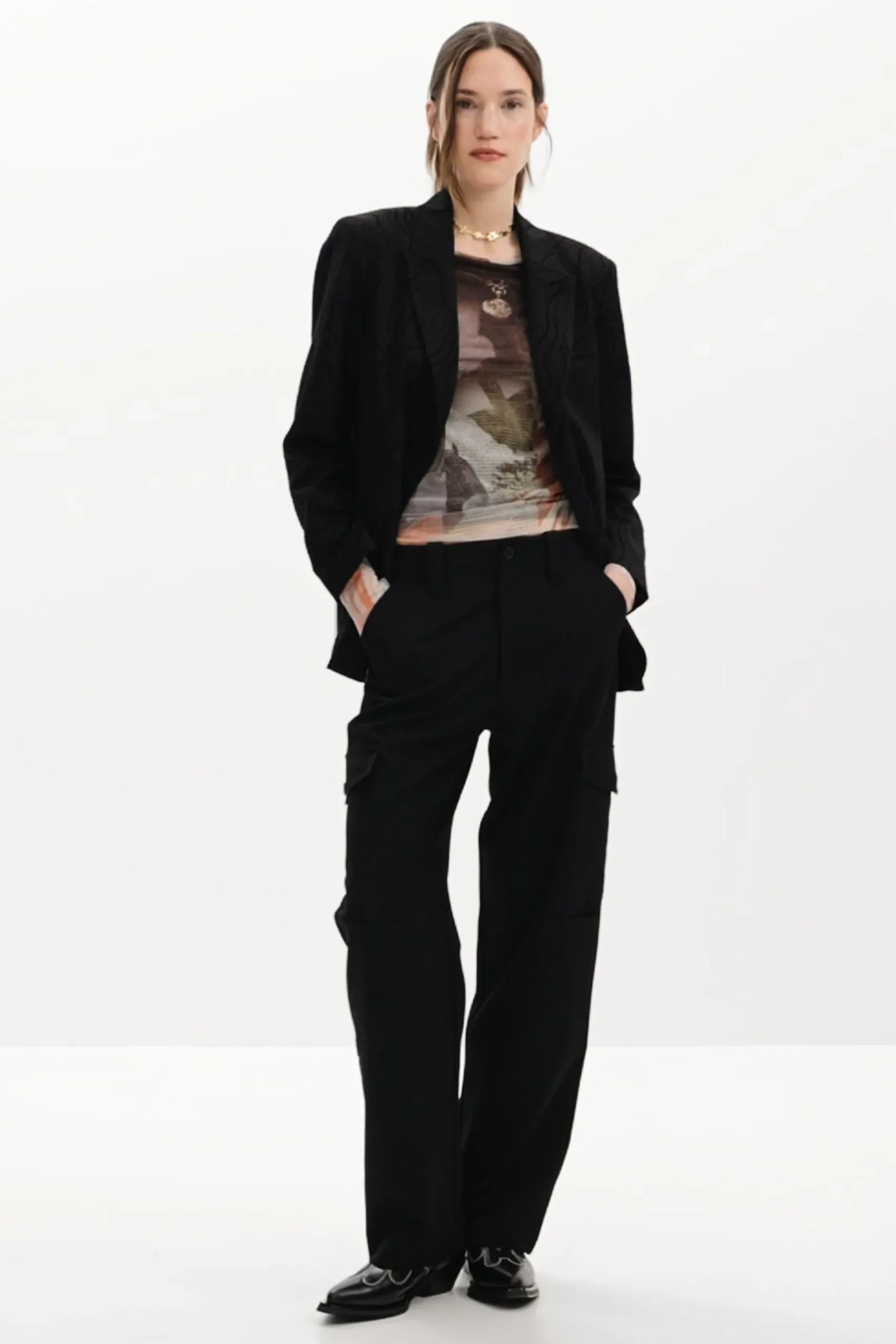 Blazer troquelada