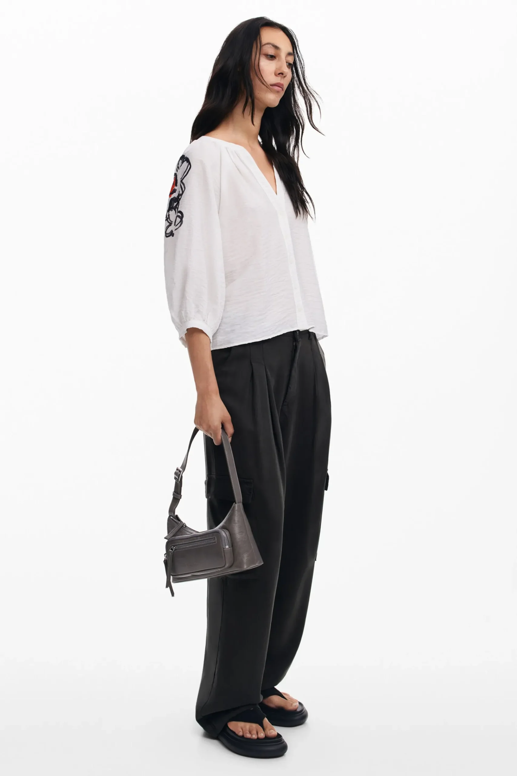 Blusa flores