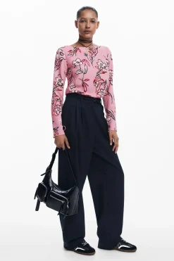Blusa flores