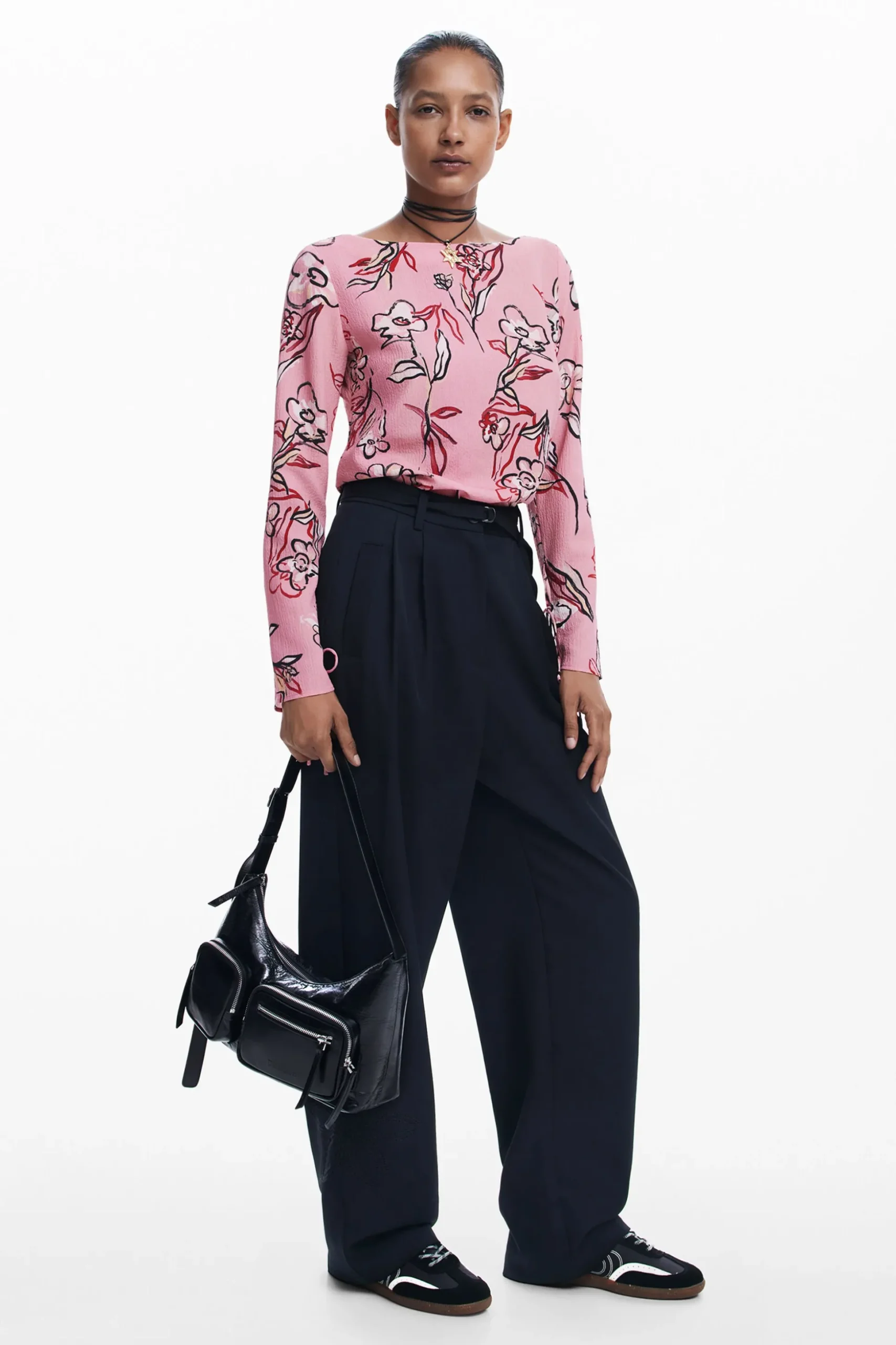 Blusa flores