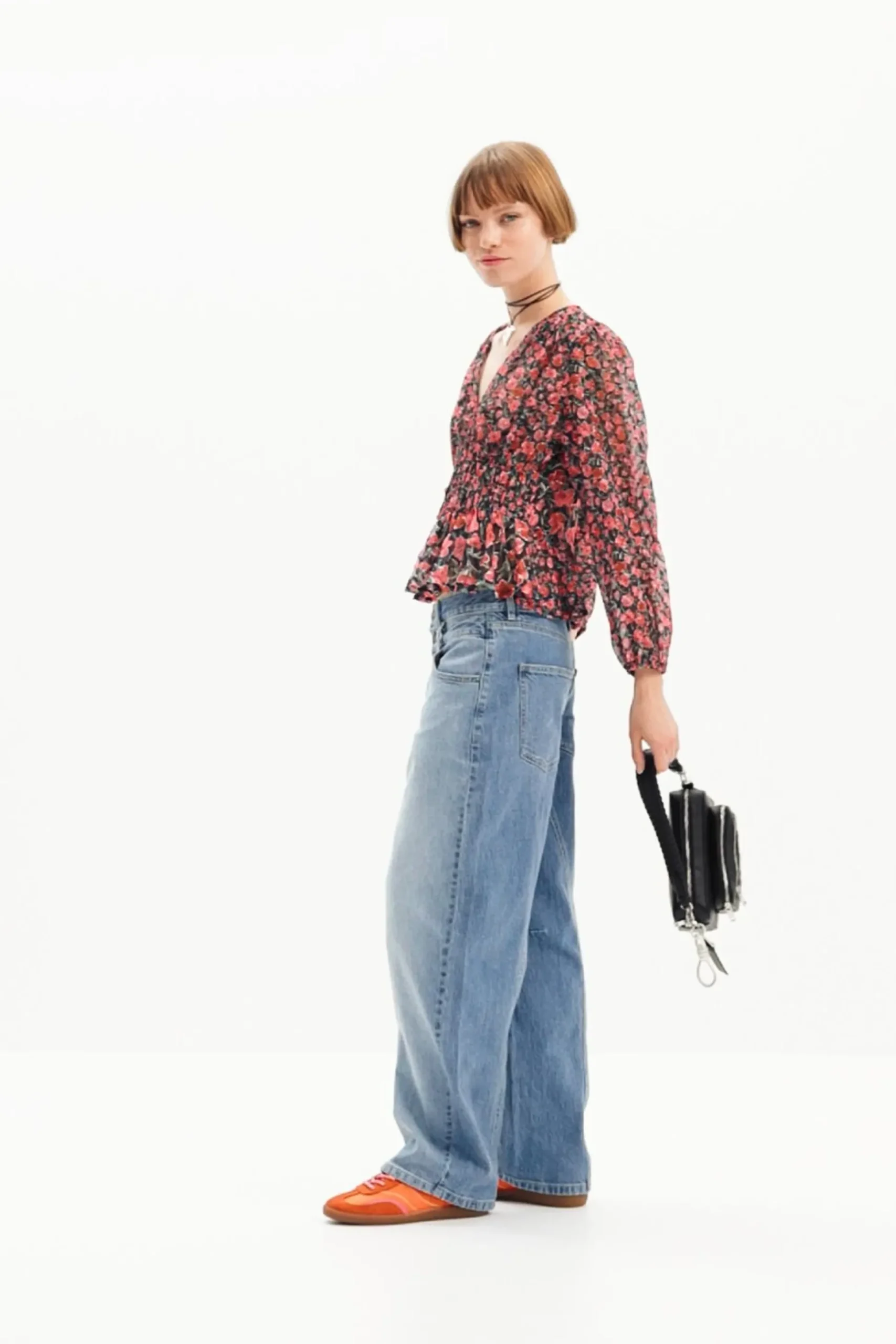 Blusa plumeti flores