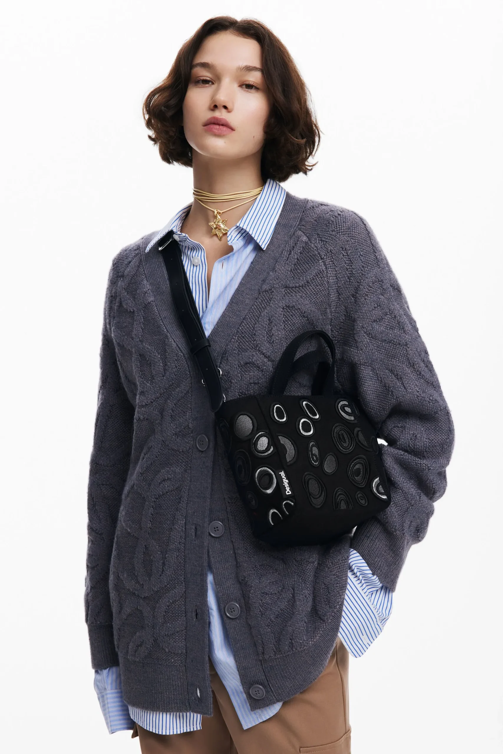 Bolsa de nylon círculos