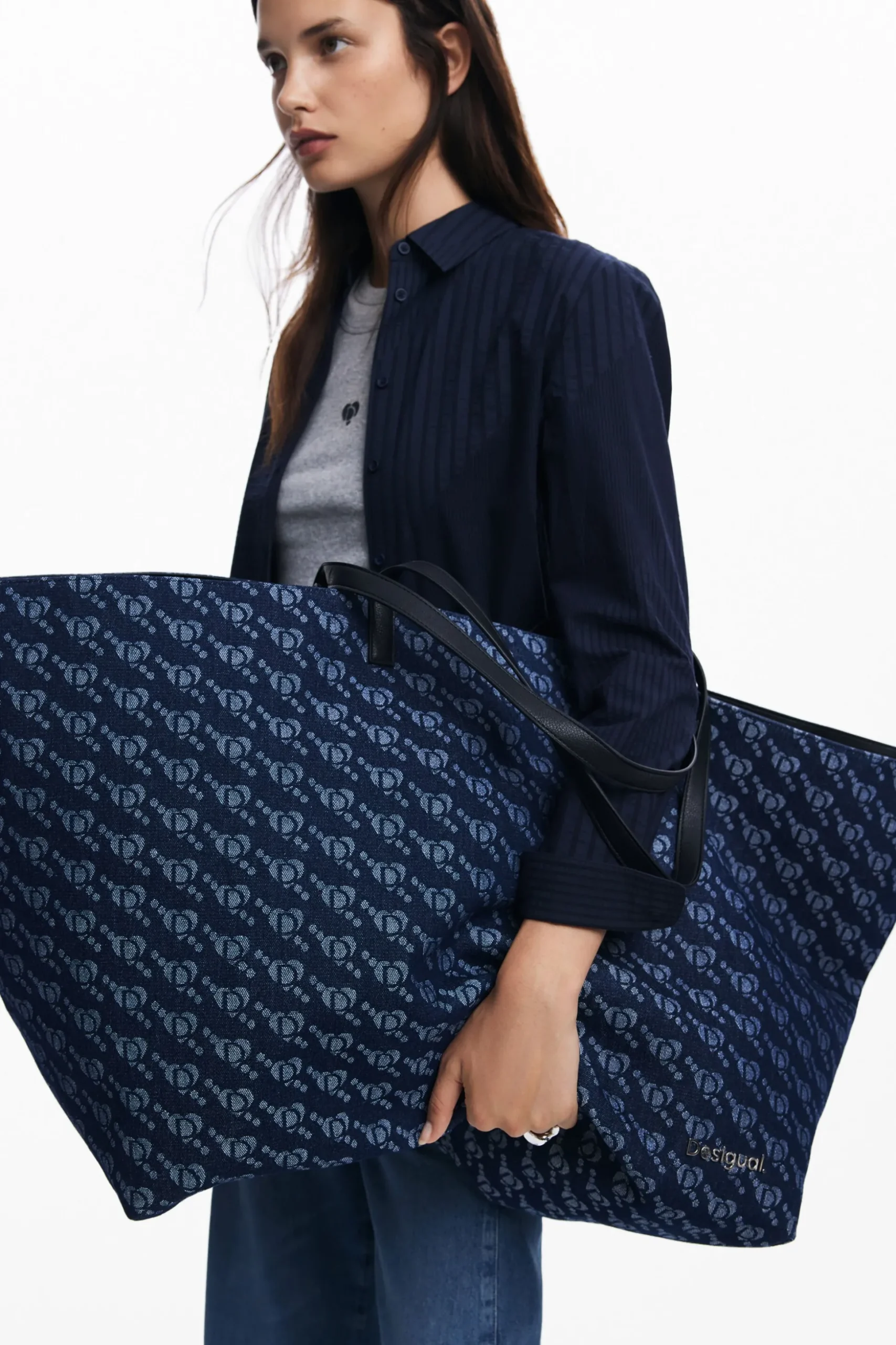 Bolsa shopper logo Desigual