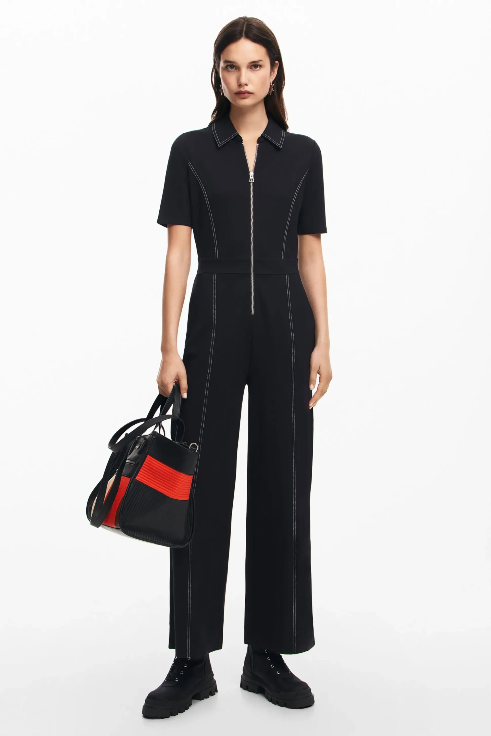 Bolsa texturas bolsillos