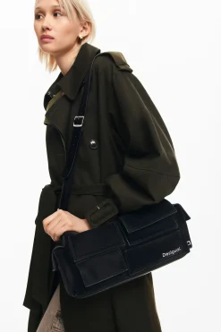 Bolso baguette multibolsillo