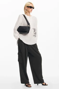 Bolso bandolera flores