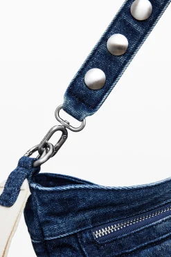 Bolso de hombro denim