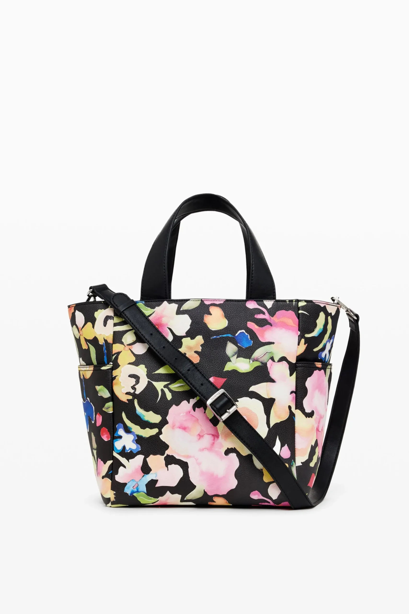 Bolso de hombro flores