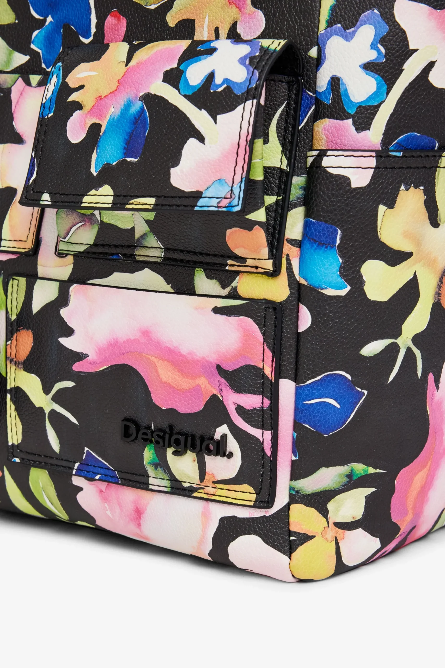 Bolso de hombro flores