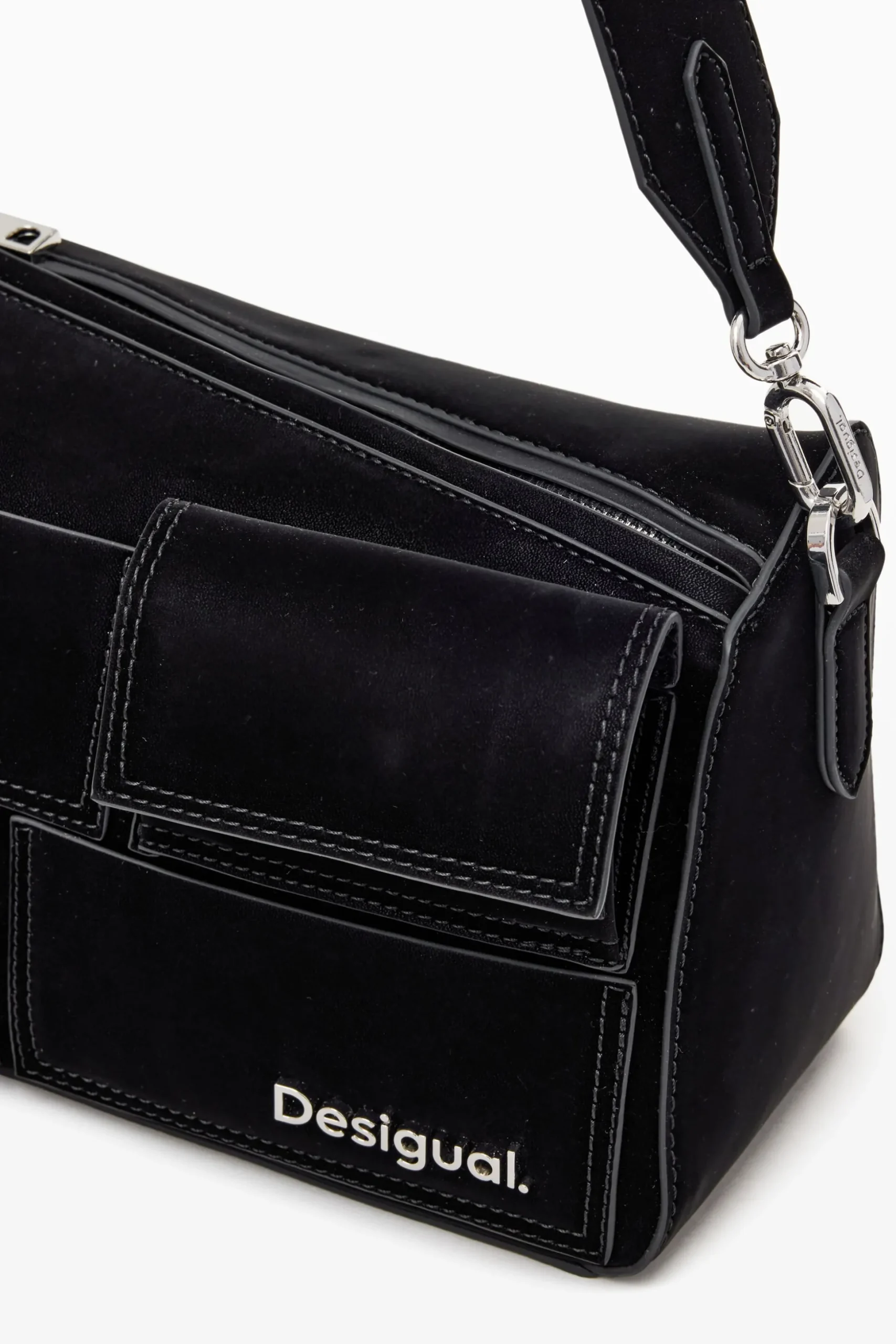 Bolso de hombro multibolsillos