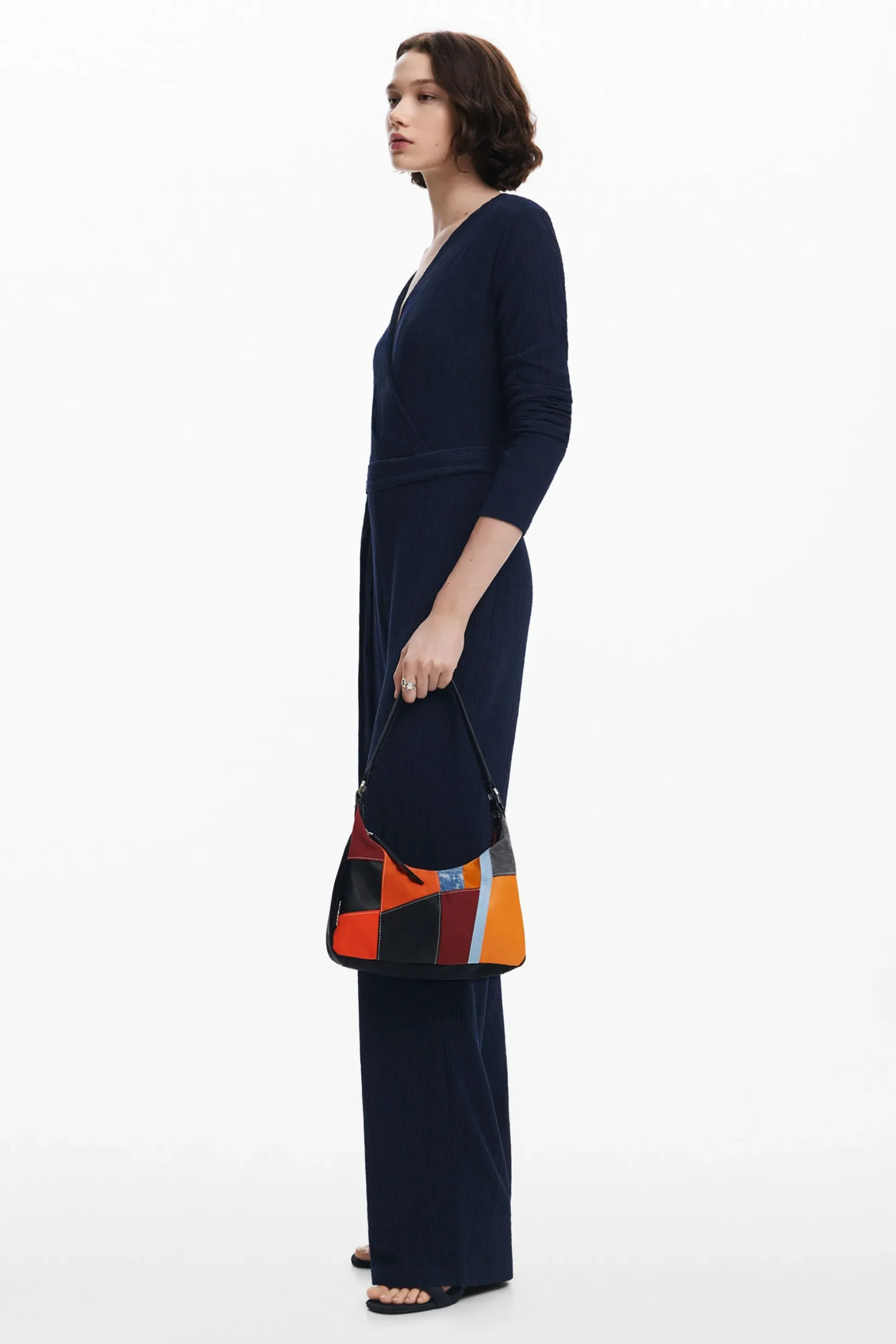 Bolso de hombro patch texturas