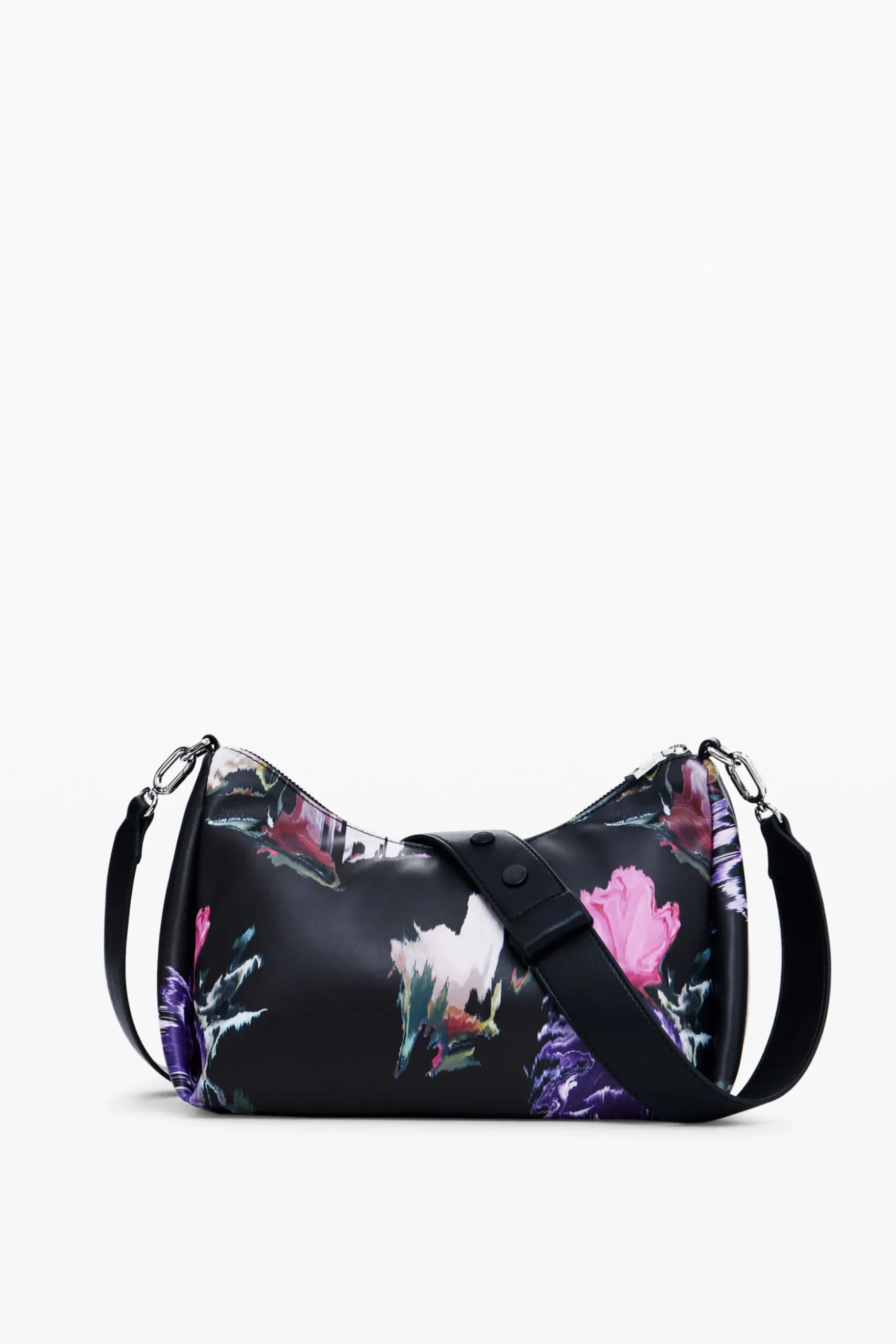Bolso de mano acolchado flores