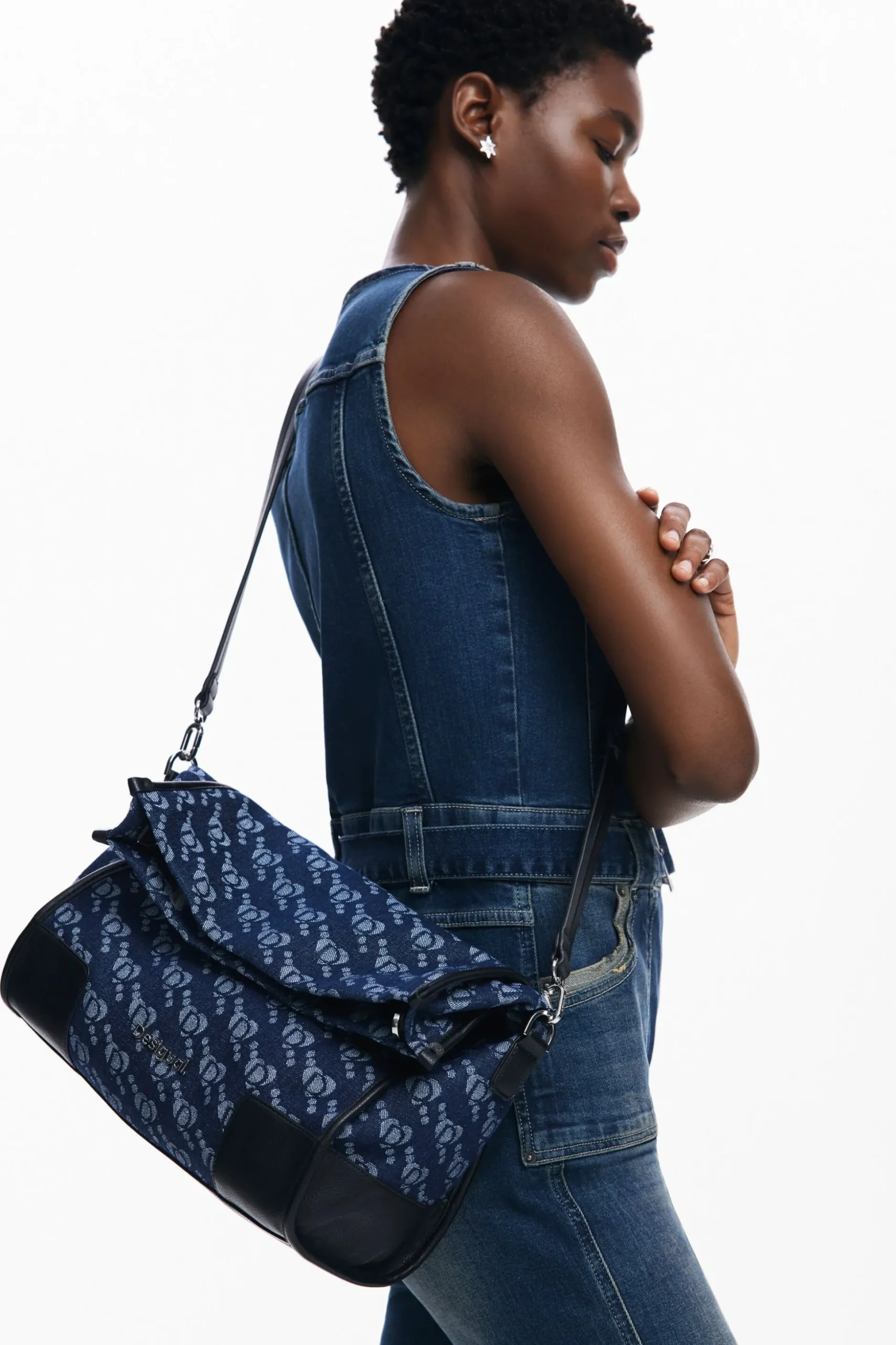 Bolso de mano logo Desigual