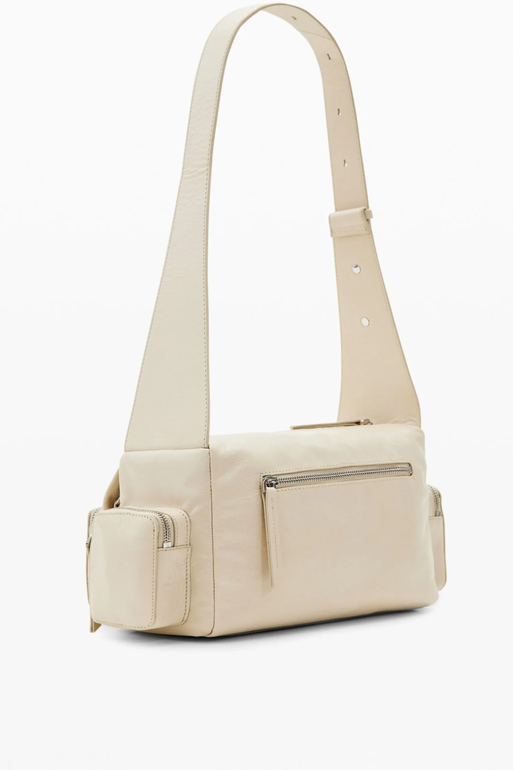 Bolso mediano piel bolsillos