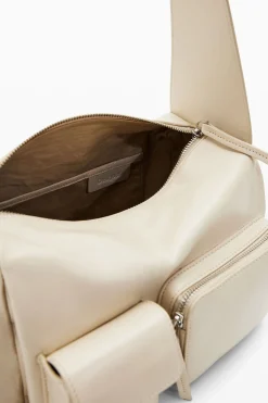 Bolso mediano piel bolsillos