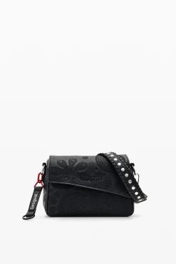 Bolso S bordado tachuelas