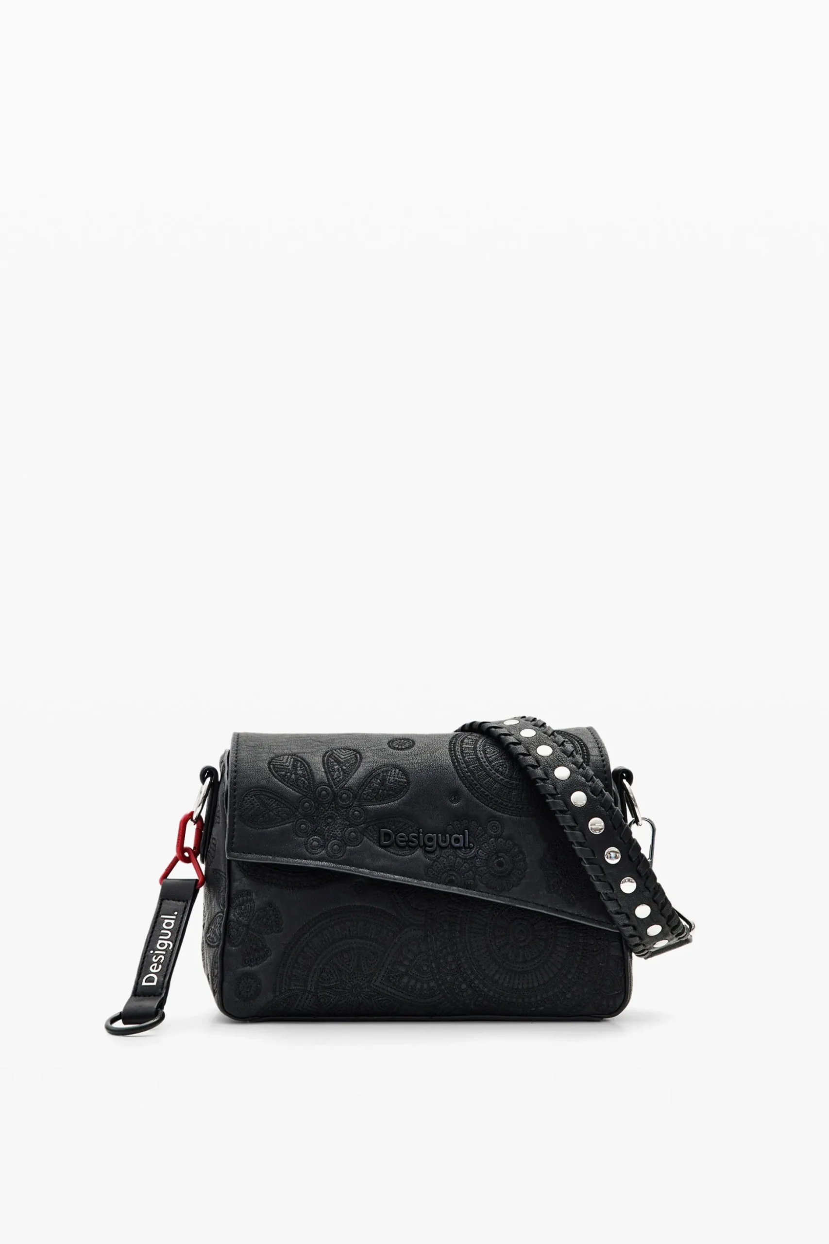 Bolso S bordado tachuelas