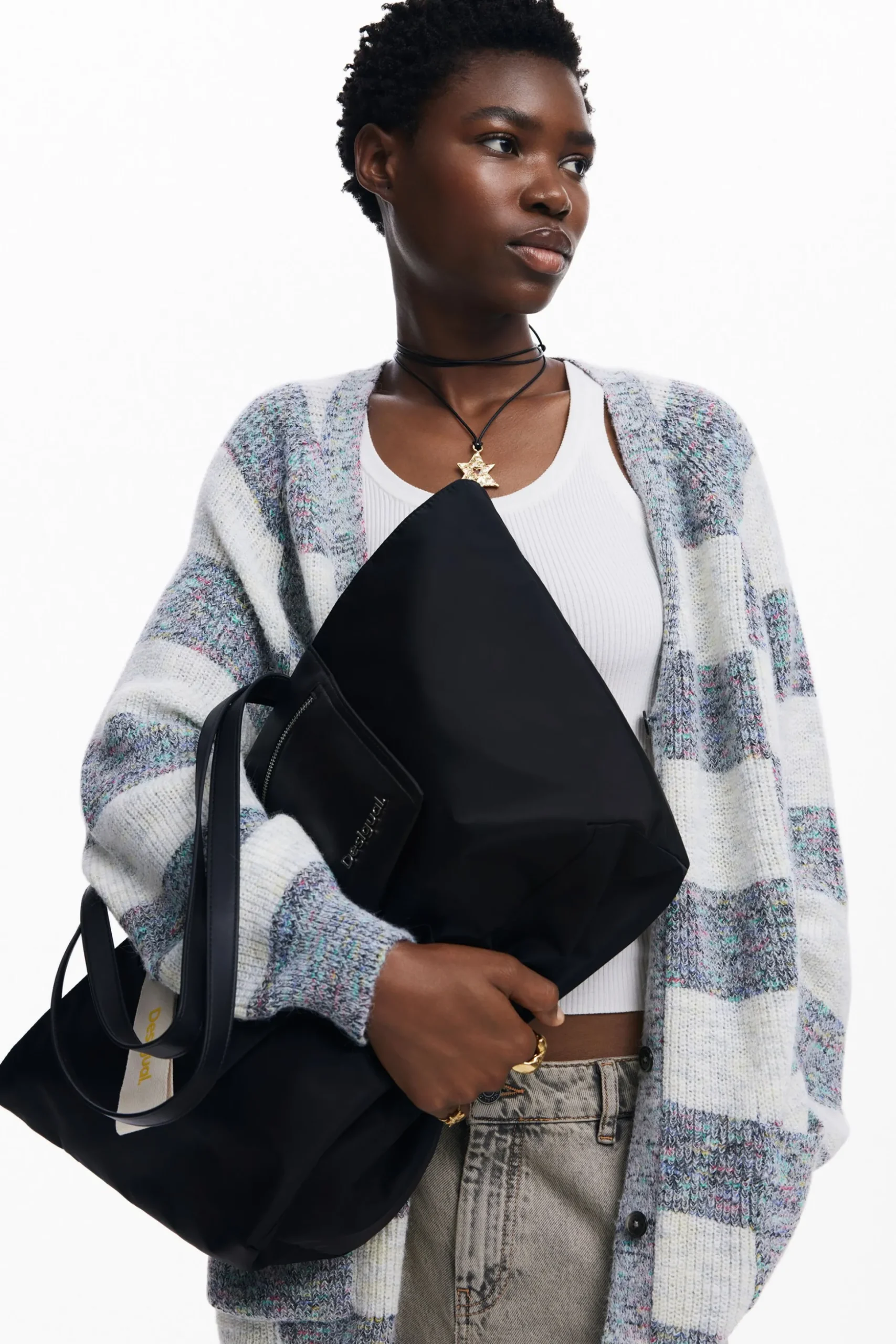 Bolso shopper bolsillo