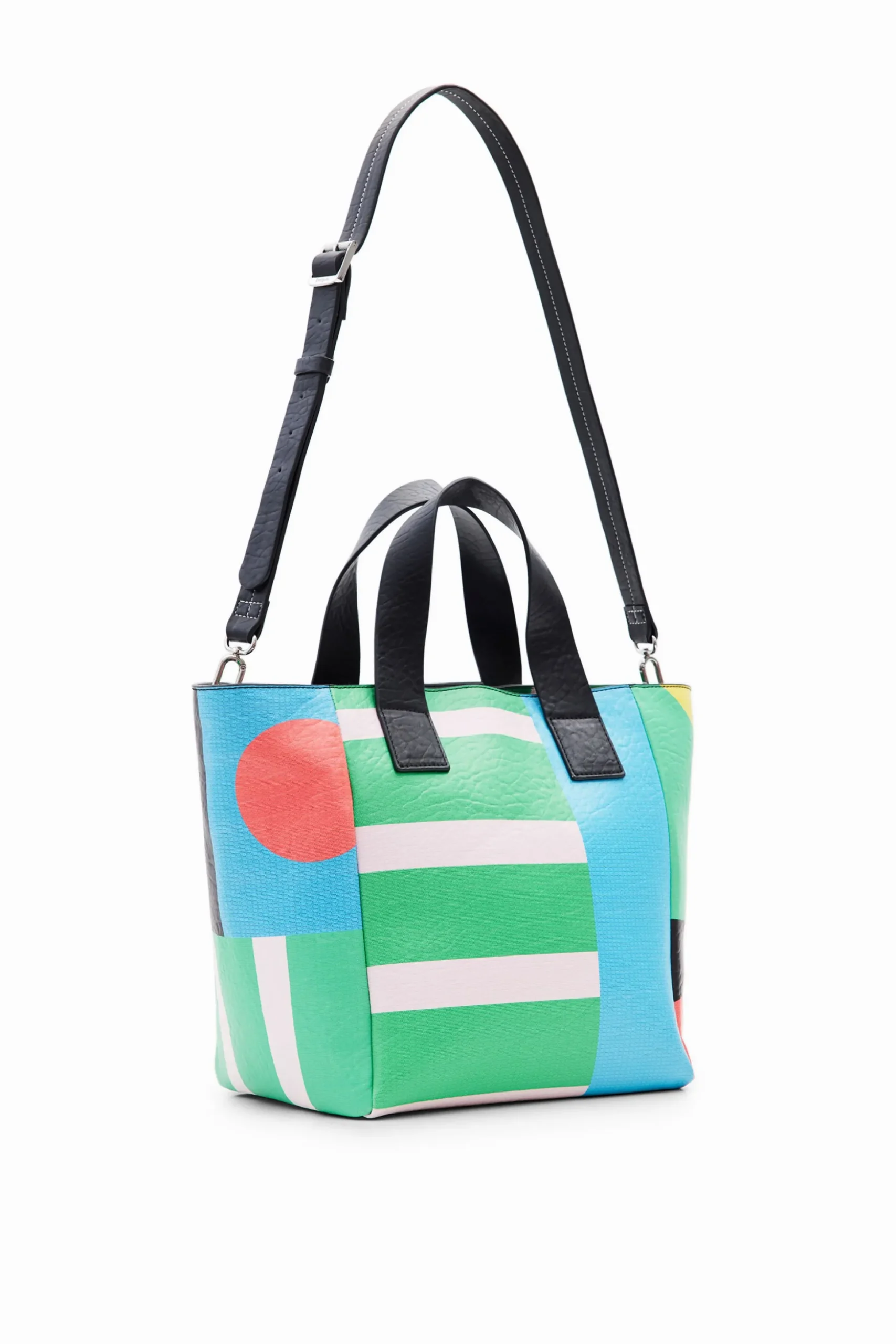 Bolso shopper M geométrico