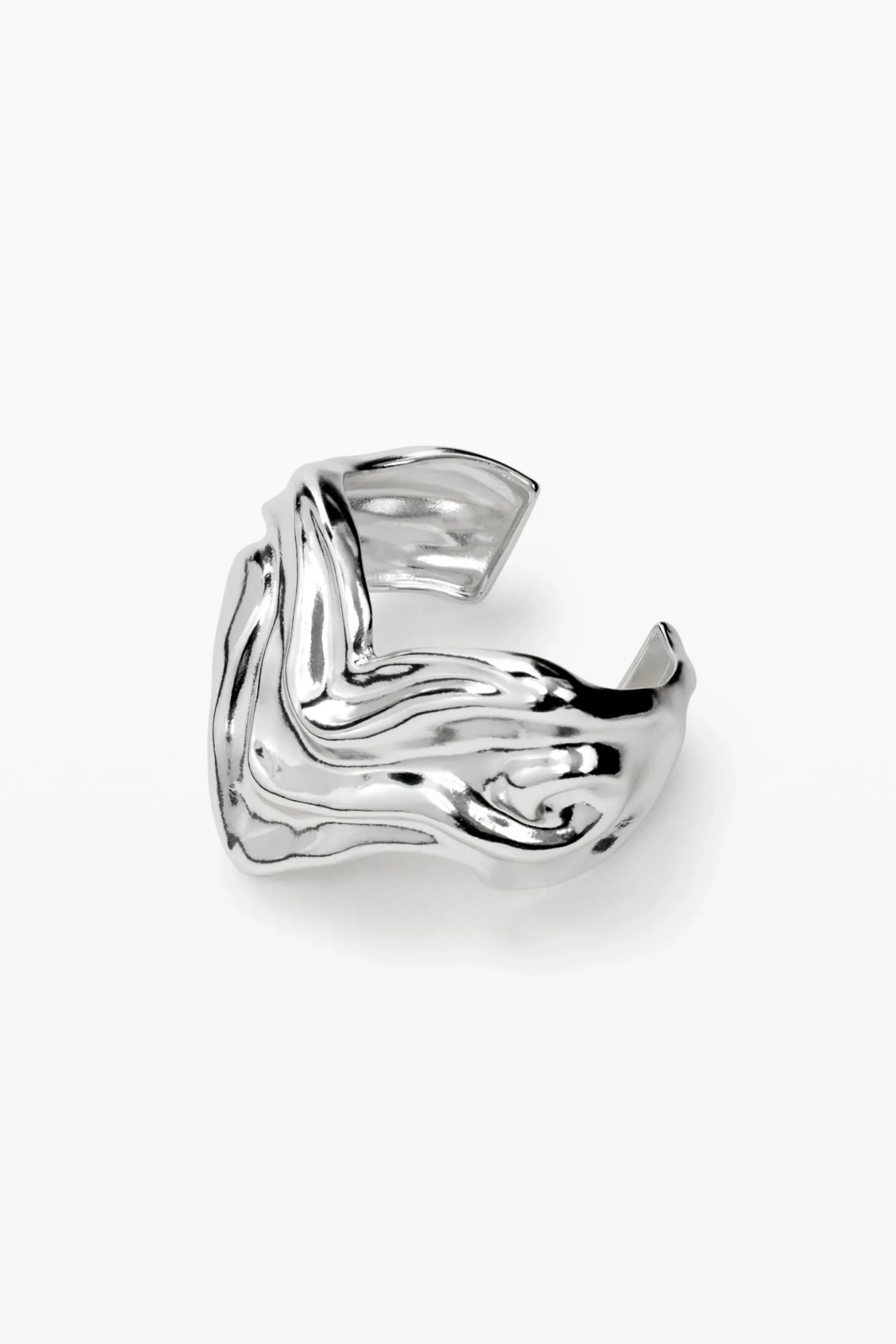 Brazalete corazón baño plata Zalio