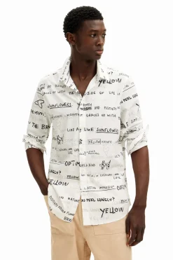 Camisa de manga larga lettering