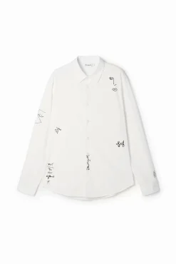 Camisa detalles bordados