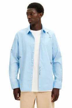 Camisa detalles bordados