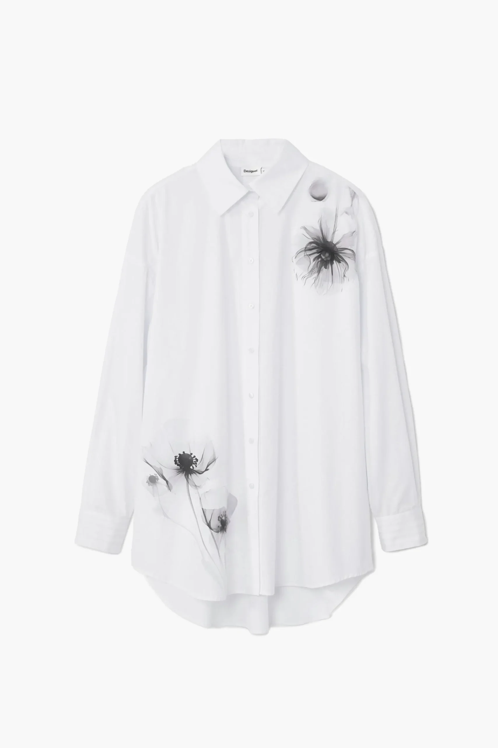 Camisa estampado amapolas