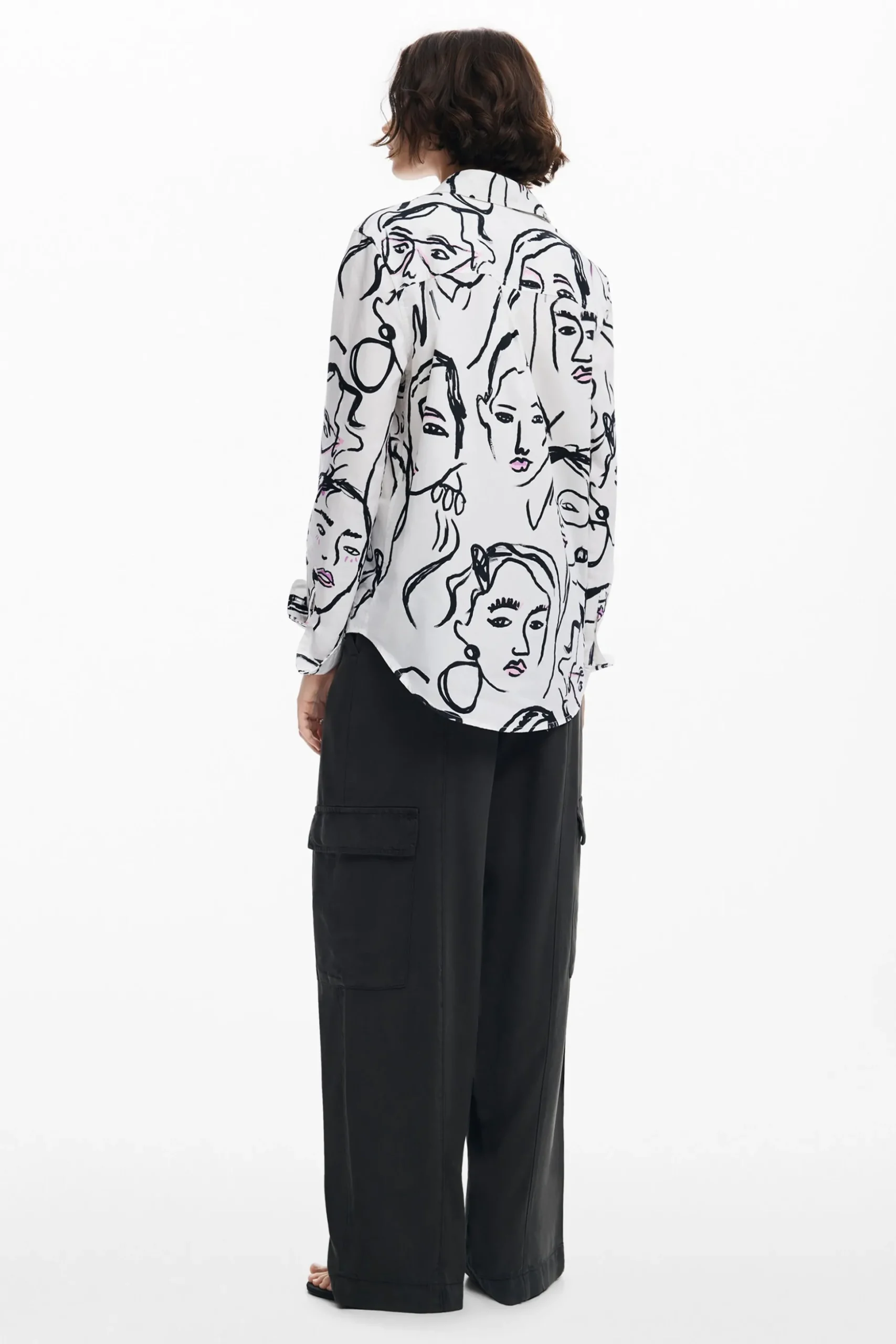 Camisa estampado caras