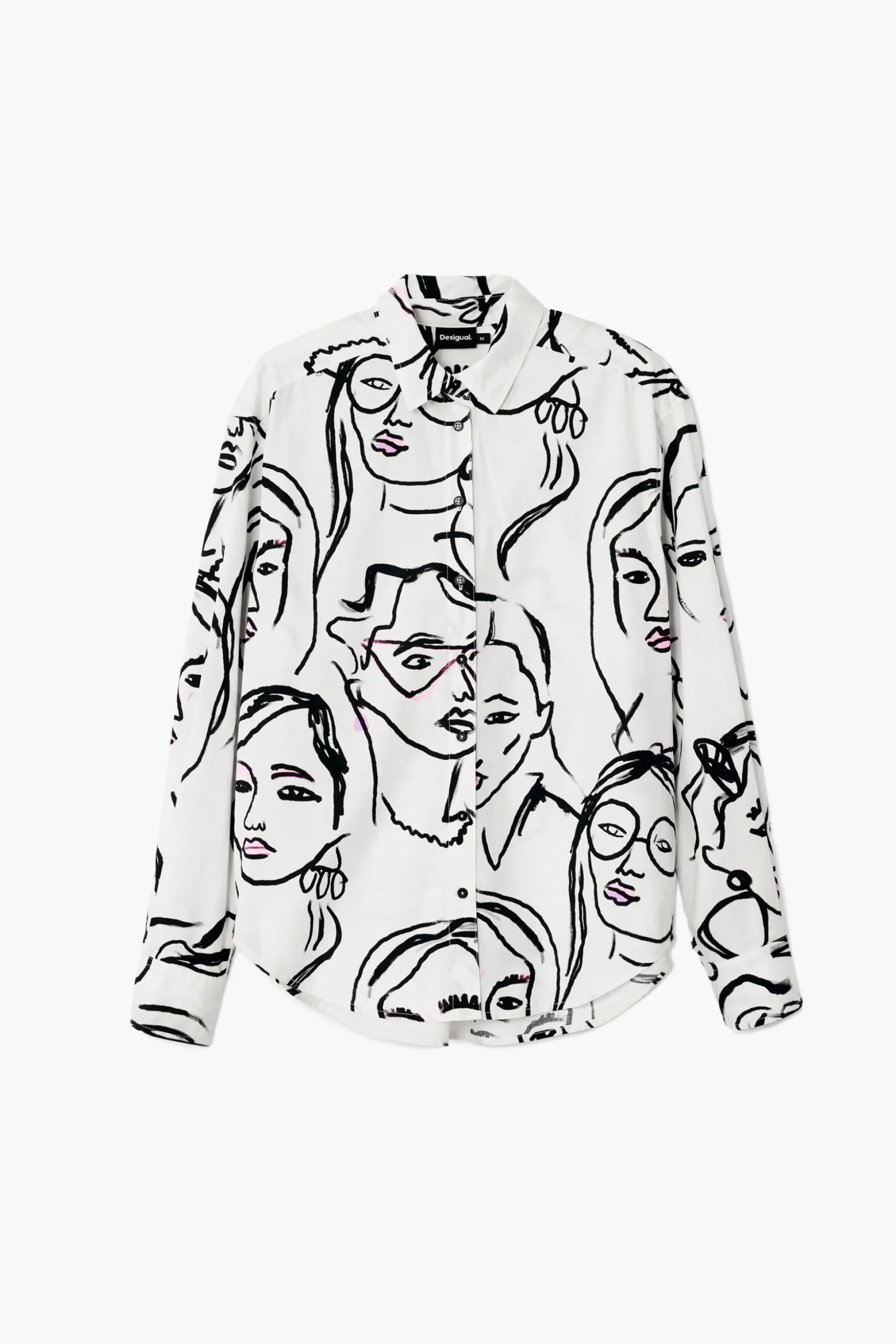 Camisa estampado caras