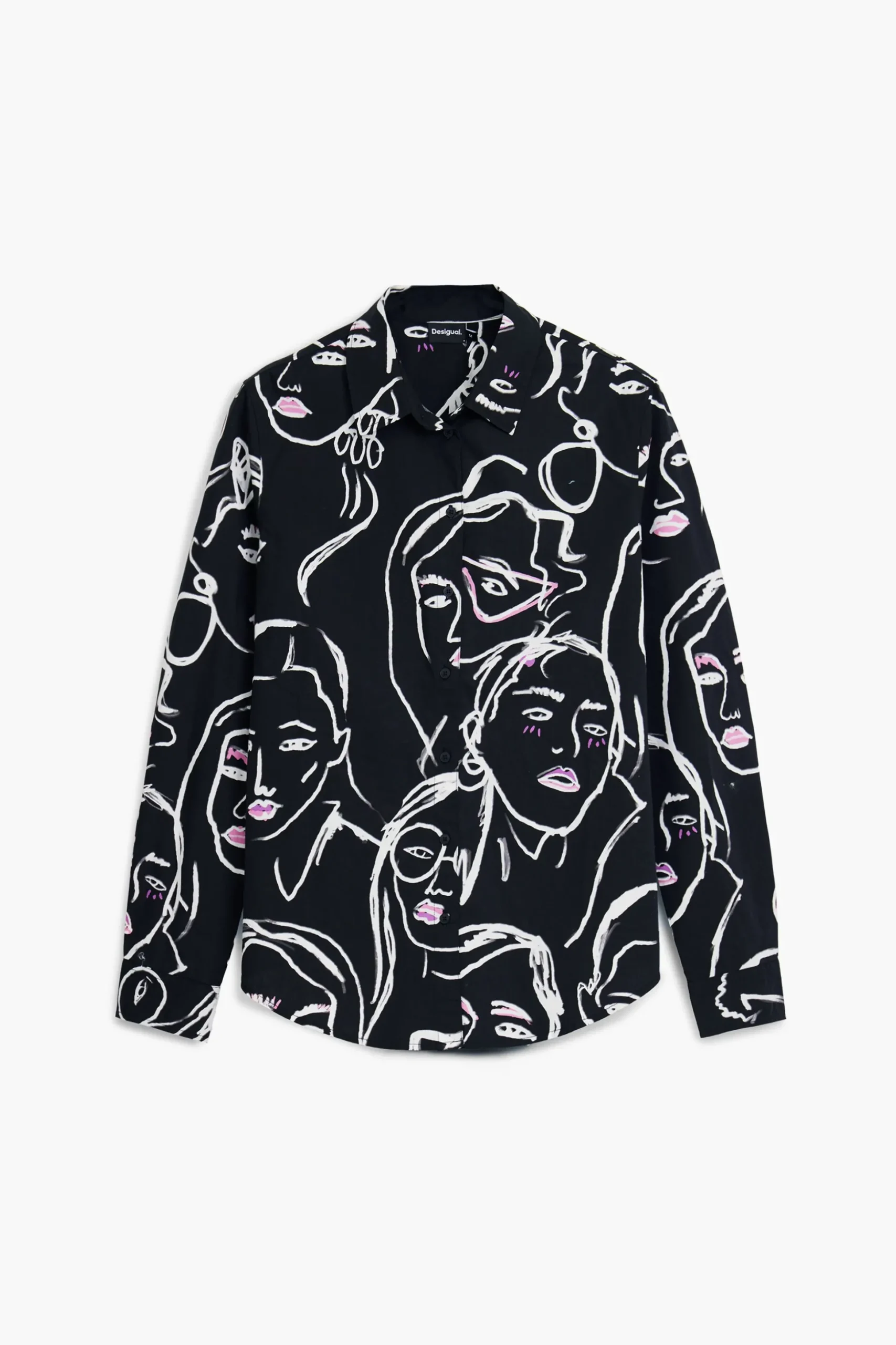 Camisa estampado caras