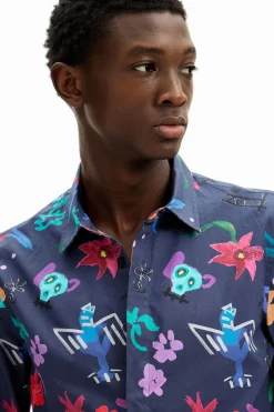 Camisa estampado floral