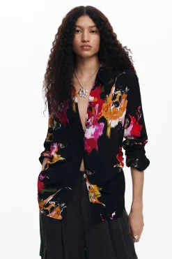 Camisa estampado flores