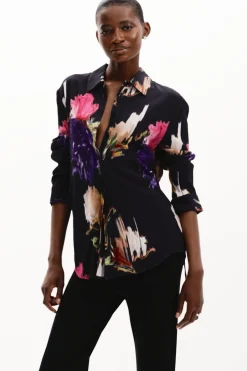 Camisa estampado flores