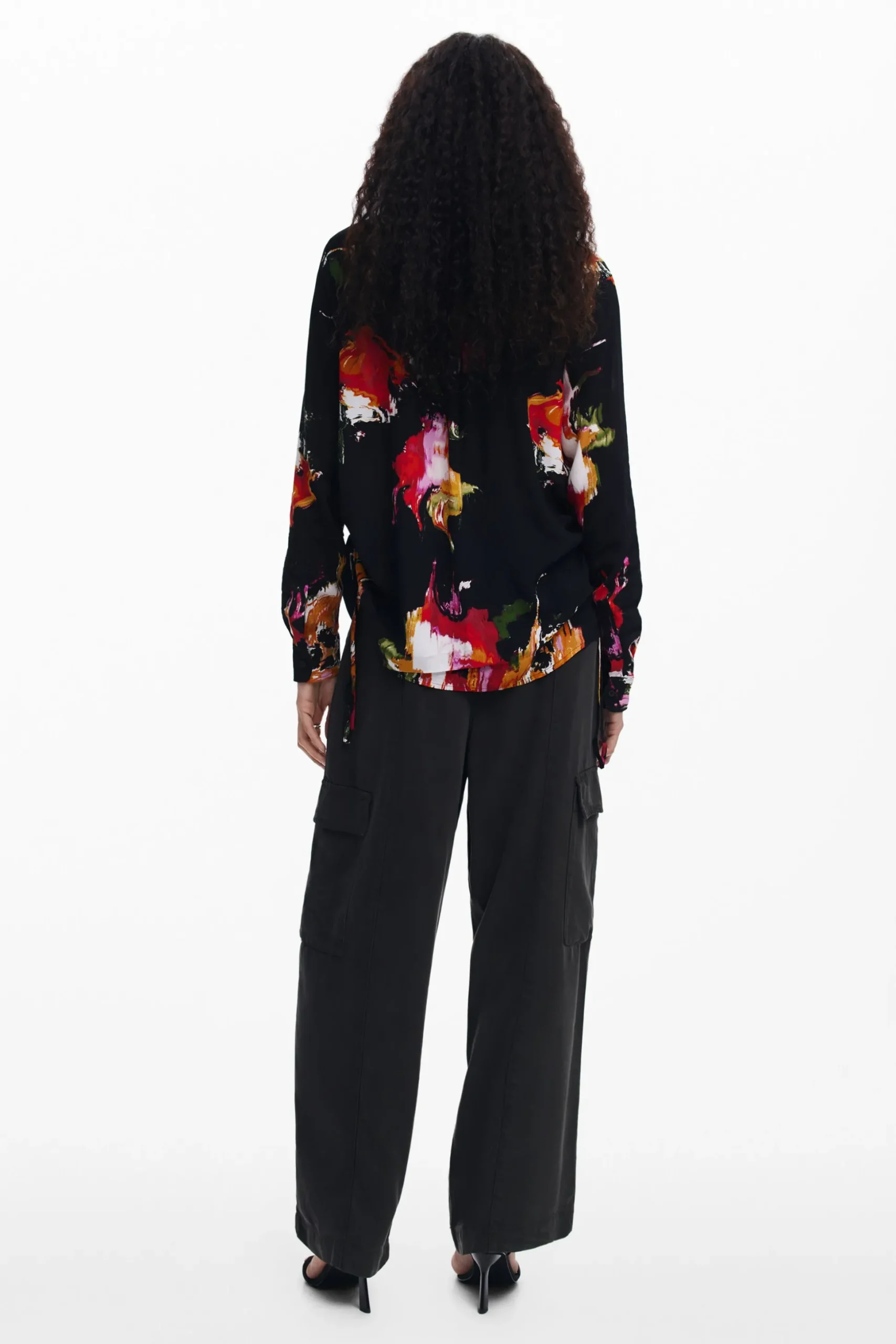 Camisa estampado flores