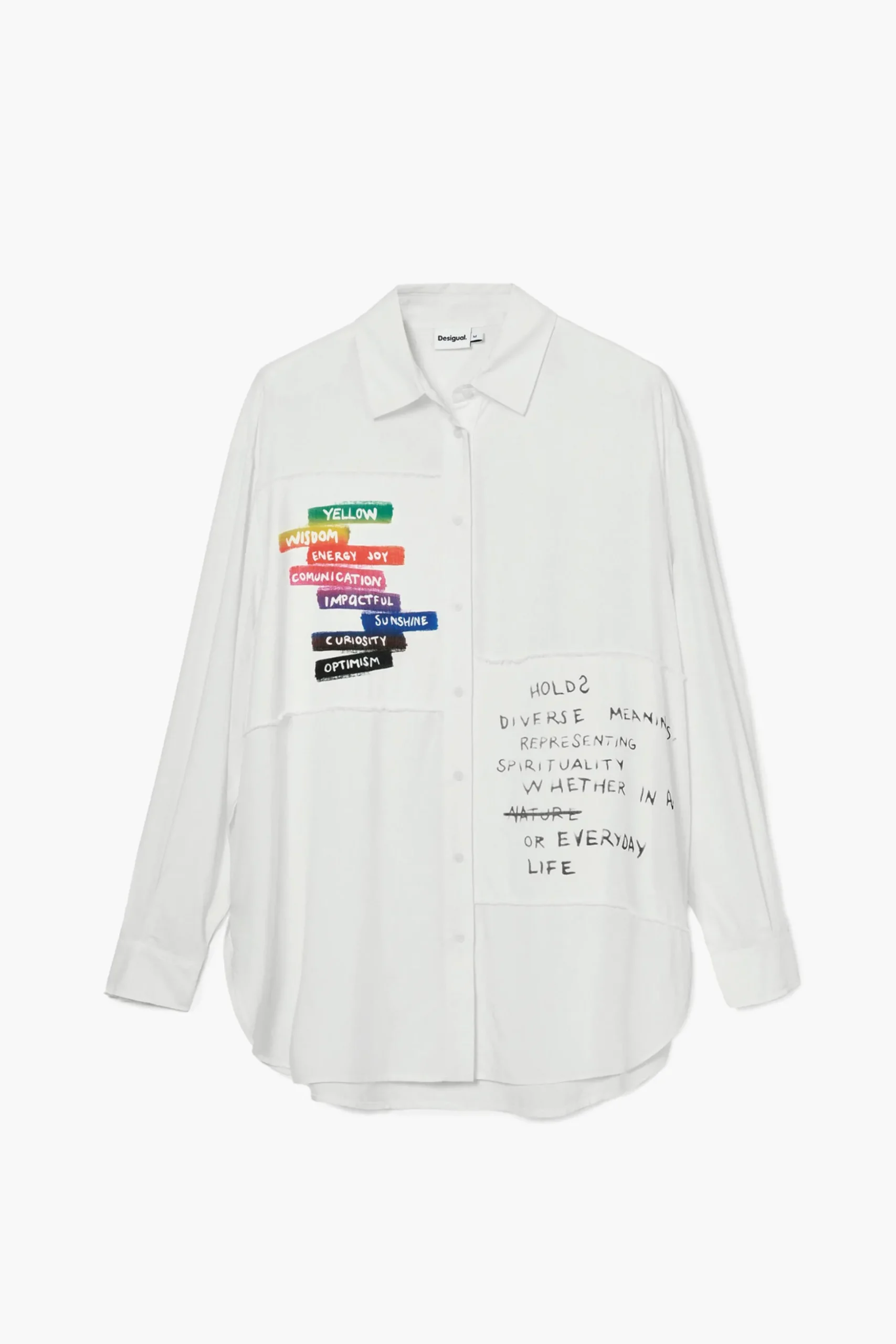 Camisa estampado letras