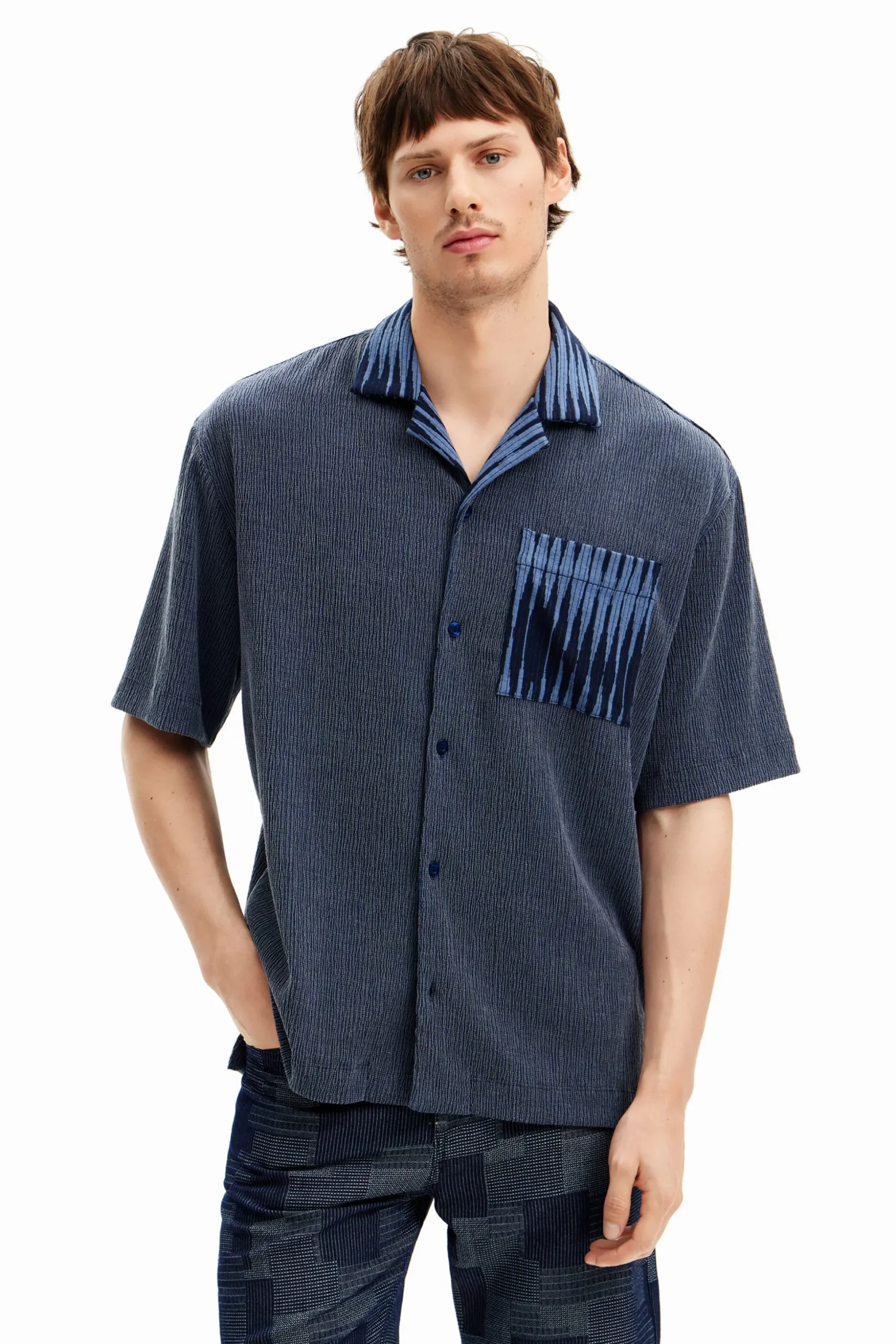 Camisa híbrida tejido