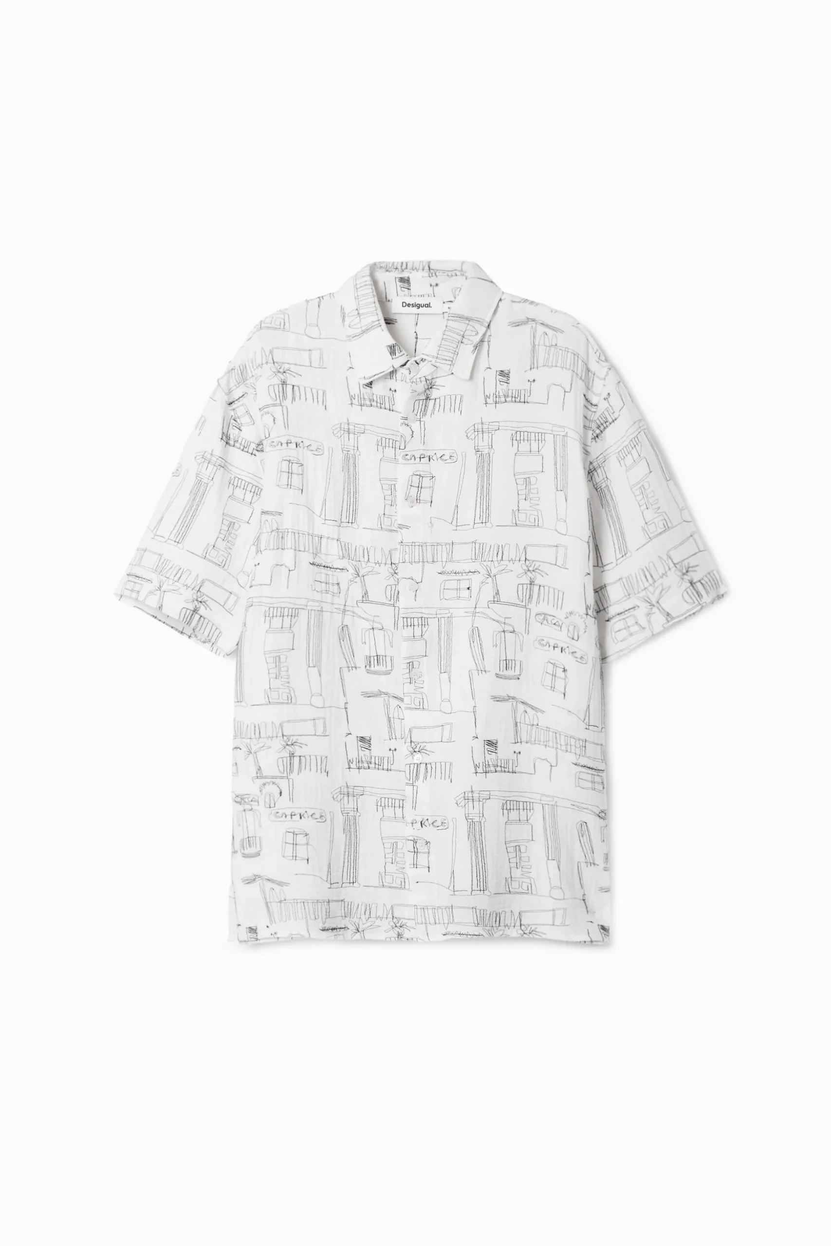 Camisa ilustraciones columnas