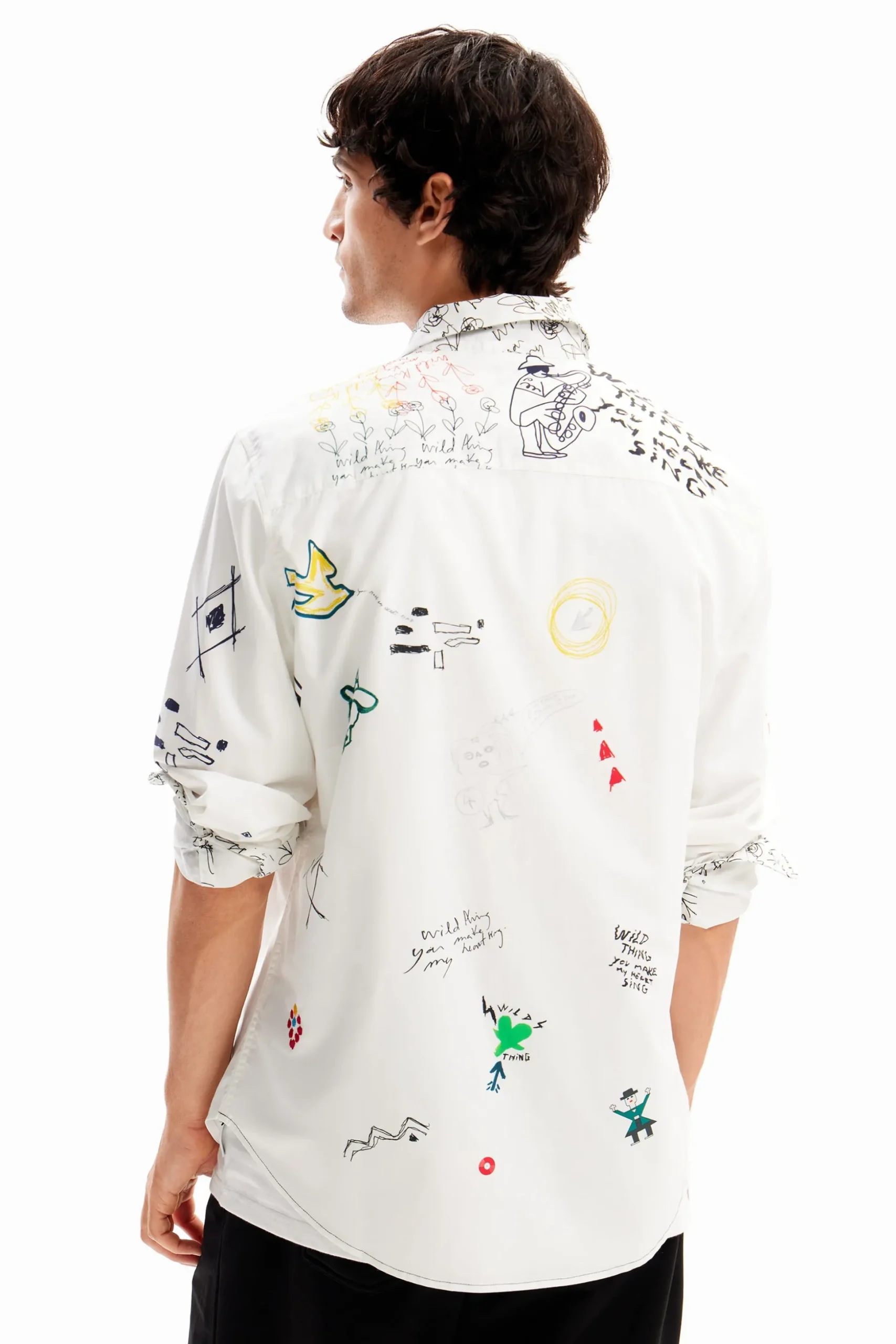 Camisa ilustrada mensajes