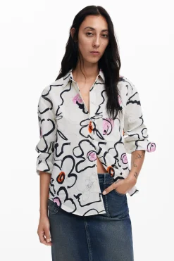 Camisa ligera flores
