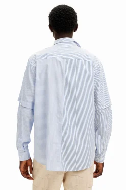 Camisa manga larga deconstruida