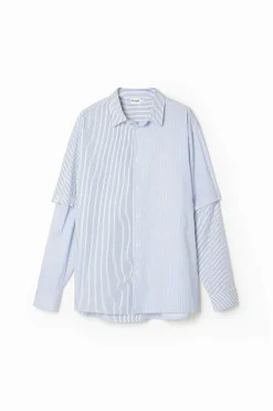 Camisa manga larga deconstruida
