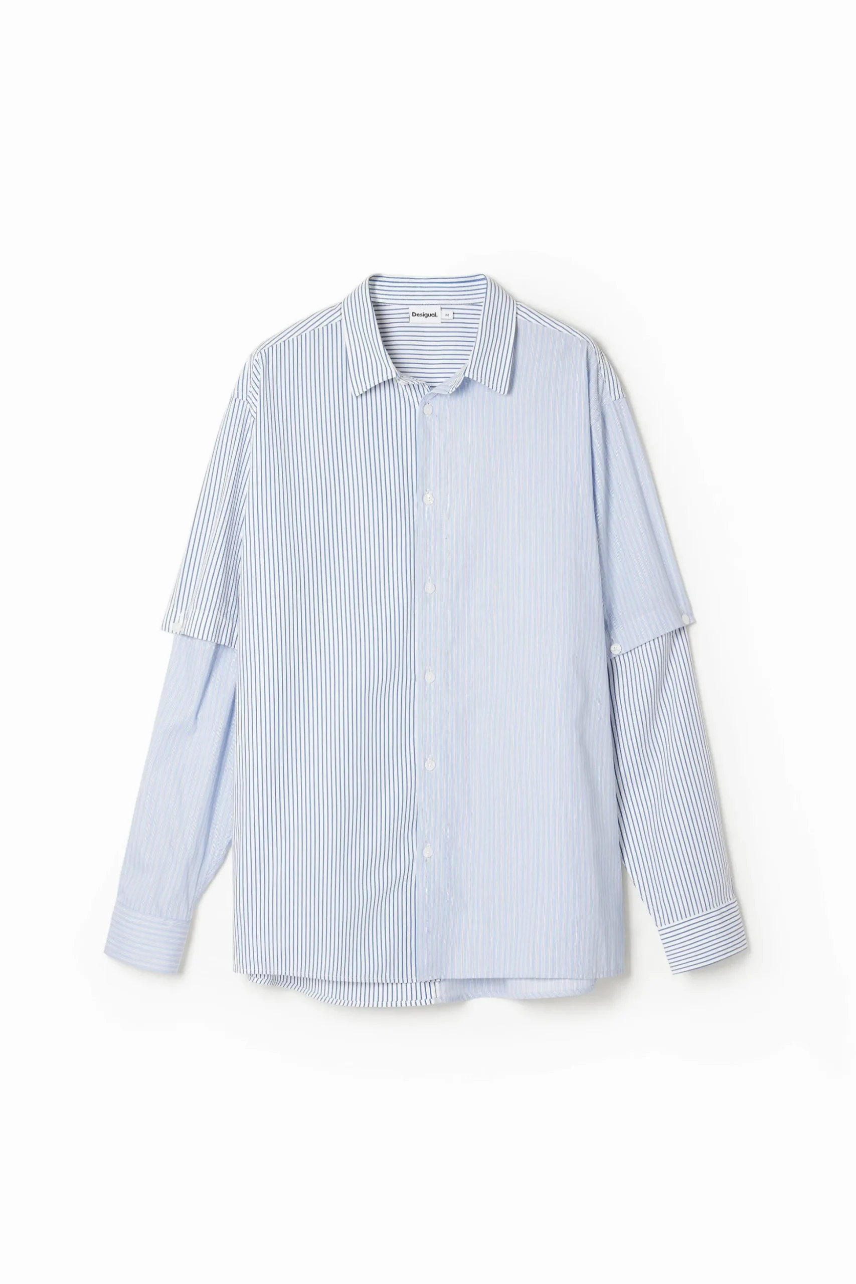 Camisa manga larga deconstruida