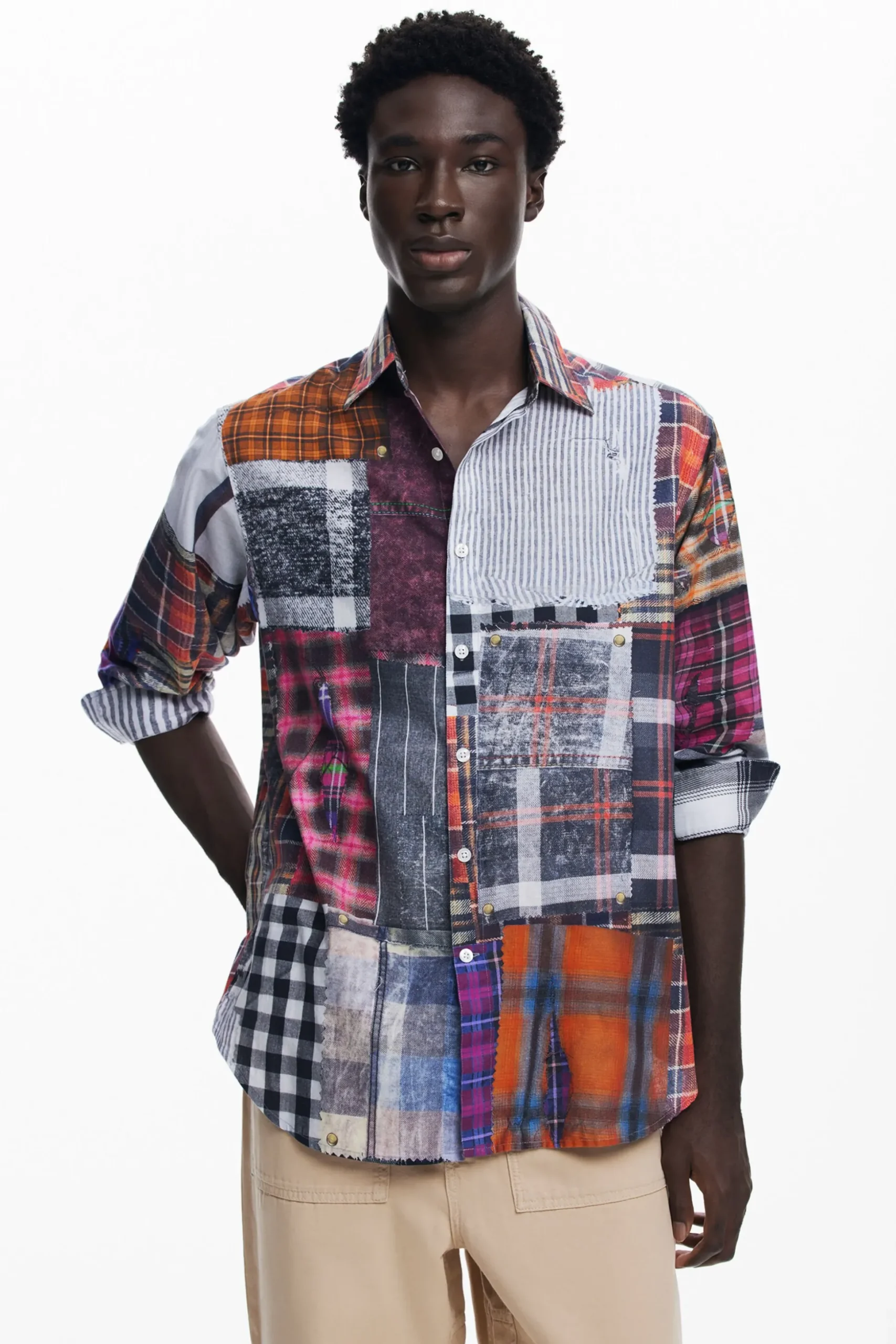 Camisa parcheada