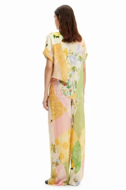 Camisa parcheado floral